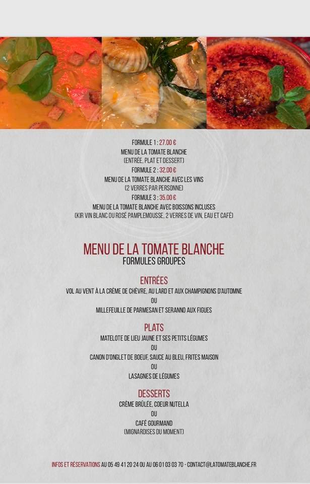 Carte Restaurant 20182019